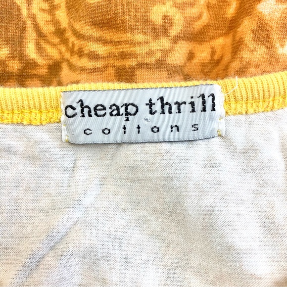 Cheap Thrill “Foxy” Long-sleeve Mesh 90’s/Y2K Top - Picture 6 of 6